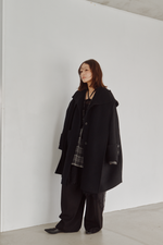 画像をギャラリービューアに読み込む, Hooded Stole Rever Coat

