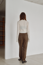 画像をギャラリービューアに読み込む, Pintuck Tapered Pants
