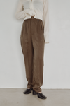 Pintuck Tapered Pants