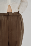 Pintuck Tapered Pants