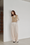 Cropped Rib Knit Vest