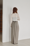 Herringbone Tweed Skirt