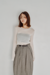 Modal Wool Sheer Top