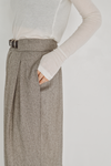 Herringbone Tweed Skirt