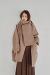 Hooded Stole Rever Coat