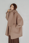 Hooded Stole Rever Coat
