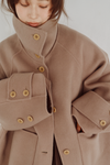 Hooded Stole Rever Coat