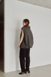 Wool High Neck Vest