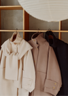 Hooded Stole Rever Coat
