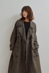 Linen Wool Trench Coat