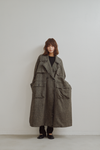Linen Wool Trench Coat