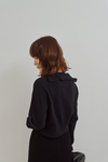High Neck Knit Cardigan