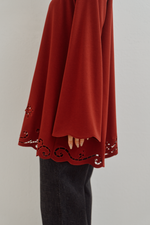 画像をギャラリービューアに読み込む, Ornamental Cutwork Top
