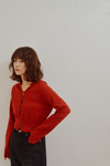 High Neck Knit Cardigan