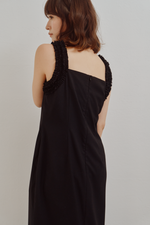 画像をギャラリービューアに読み込む, Tweed Frill Column Dress
