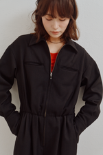 画像をギャラリービューアに読み込む, Zip Front Jumpsuit
