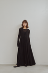 Tulle Insert V Dress