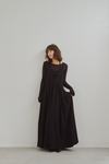 Tulle Insert V Dress