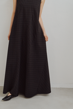 画像をギャラリービューアに読み込む, Check Flare Panel Dress
