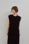 Flocked Tulle Back Code Dress