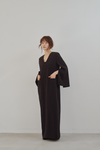 Flow Sleeve V Dress