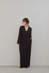 Flow Sleeve V Dress