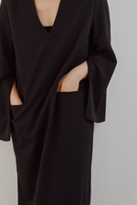 画像をギャラリービューアに読み込む, Flow Sleeve V Dress

