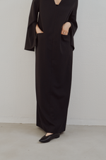画像をギャラリービューアに読み込む, Flow Sleeve V Dress
