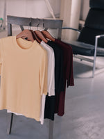 画像をギャラリービューアに読み込む, overlock neck tee
