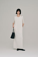 画像をギャラリービューアに読み込む, layered half sleeve dress
