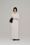 layered half sleeve dress
