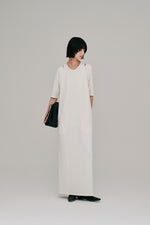 画像をギャラリービューアに読み込む, layered half sleeve dress
