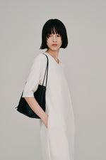 画像をギャラリービューアに読み込む, layered half sleeve dress
