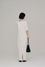 画像をギャラリービューアに読み込む, layered half sleeve dress
