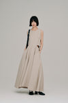 side slash flare dress