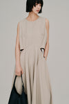 side slash flare dress