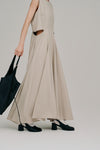 side slash flare dress