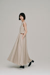 side slash flare dress