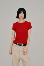 画像をギャラリービューアに読み込む, compact rib tee
