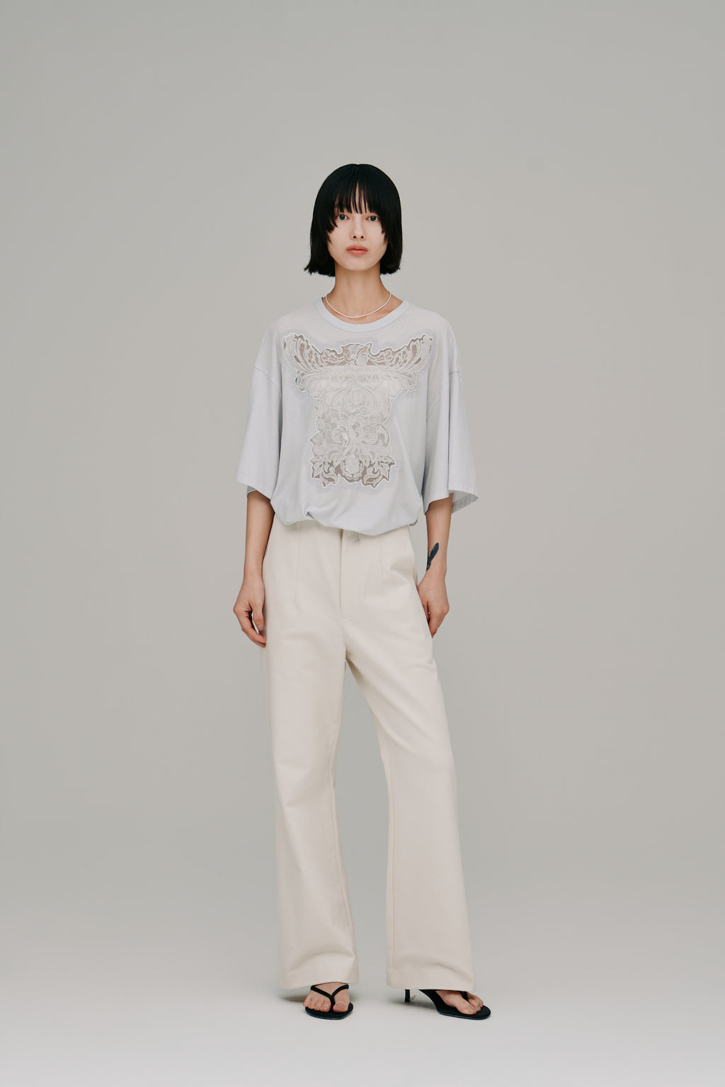 stretch flare pants