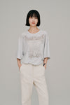 embroidery over tee