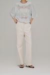 stretch flare pants