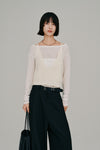 ramie knit bustier