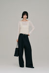 ramie knit bustier