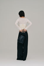 画像をギャラリービューアに読み込む, ramie knit bustier

