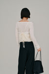 ramie knit bustier
