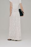 flower jacquard skirt