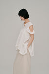 cold shoulder lace top