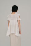cold shoulder lace top