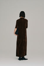 画像をギャラリービューアに読み込む, flocked tulle keyhole dress
